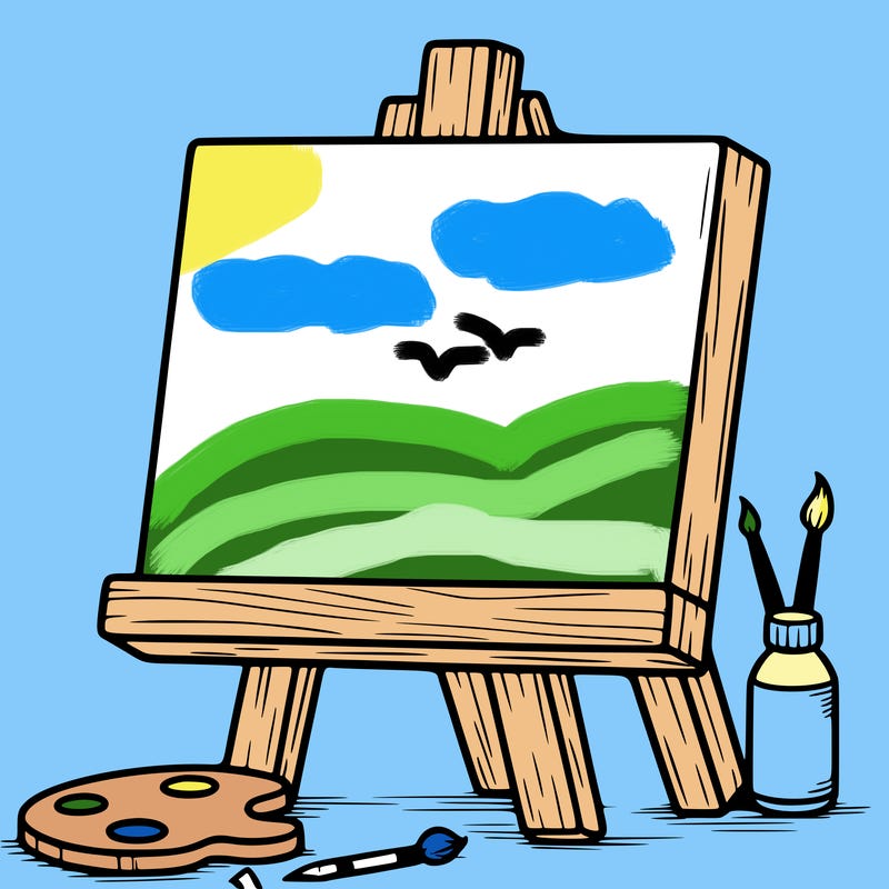 canvas that is ready to be painted on