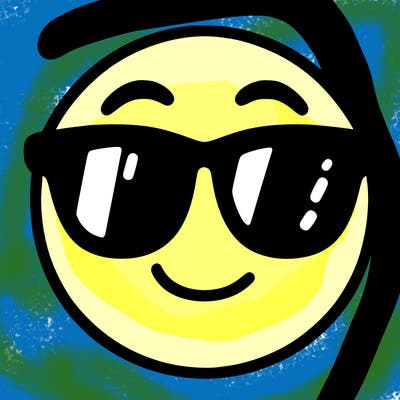 emoji with sunglasses