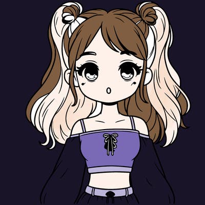 girl in a cute crop top