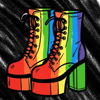 boots with a heel bottom