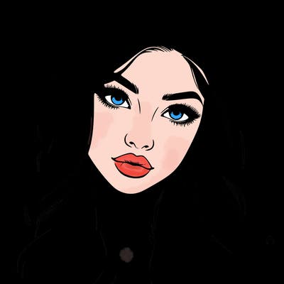 realistic beautiful girl with a hood on