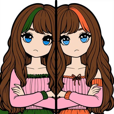 realistic girls split