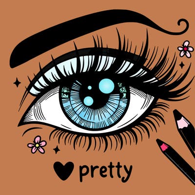 pretty eye