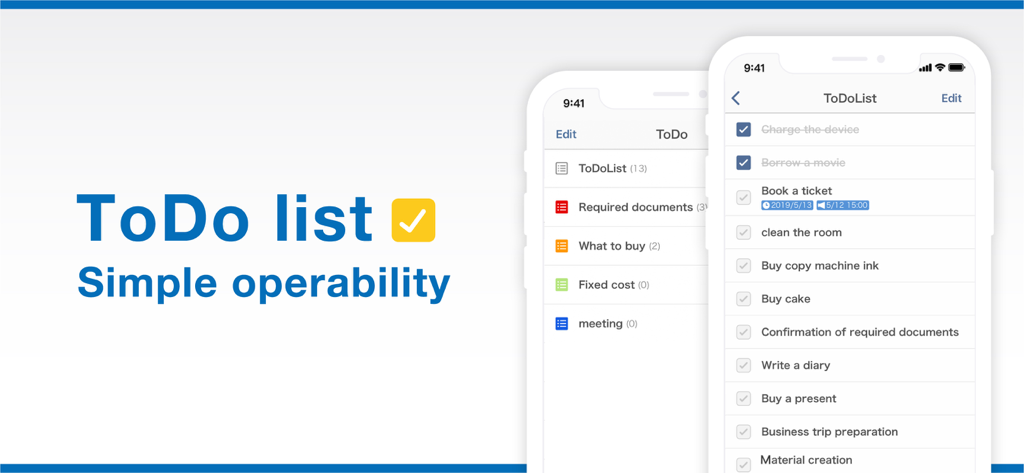 Smart Planner app displaying a simple and aesthetic ToDo list interface.