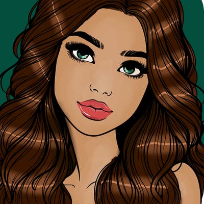 beautiful realistic girl