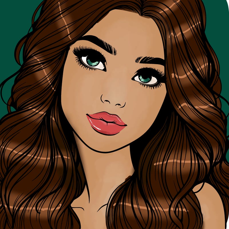 beautiful realistic girl