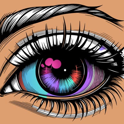 realistic eye