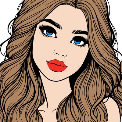 beautiful realistic girl