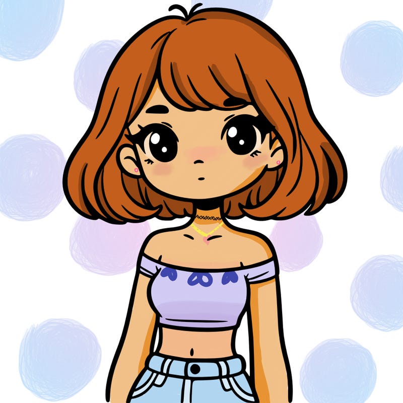 girl in a cute crop top