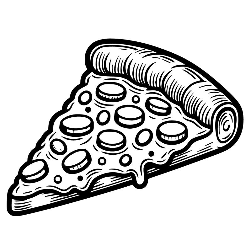 single slice of pizza