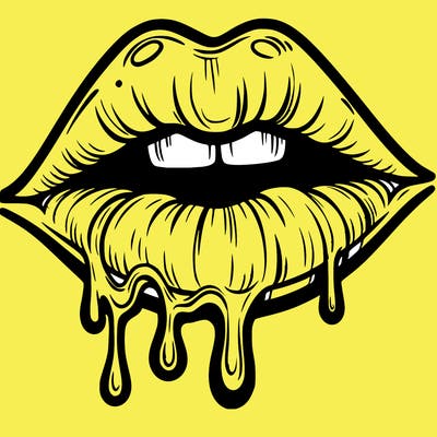 lips that look realistic and drip