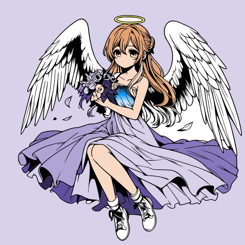 manga angel realistic