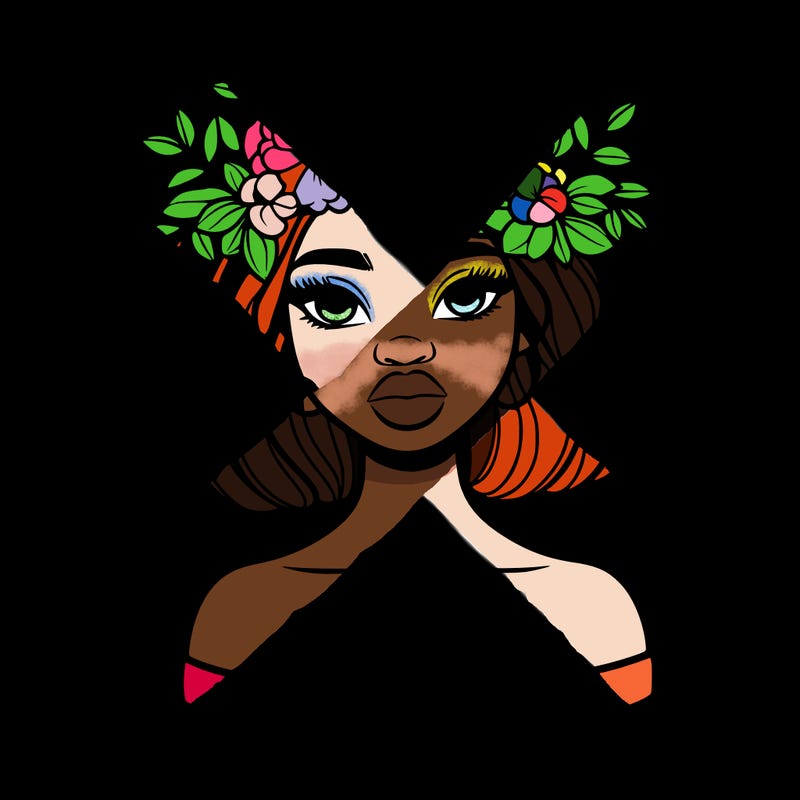 beautiful black people woman pretty girl