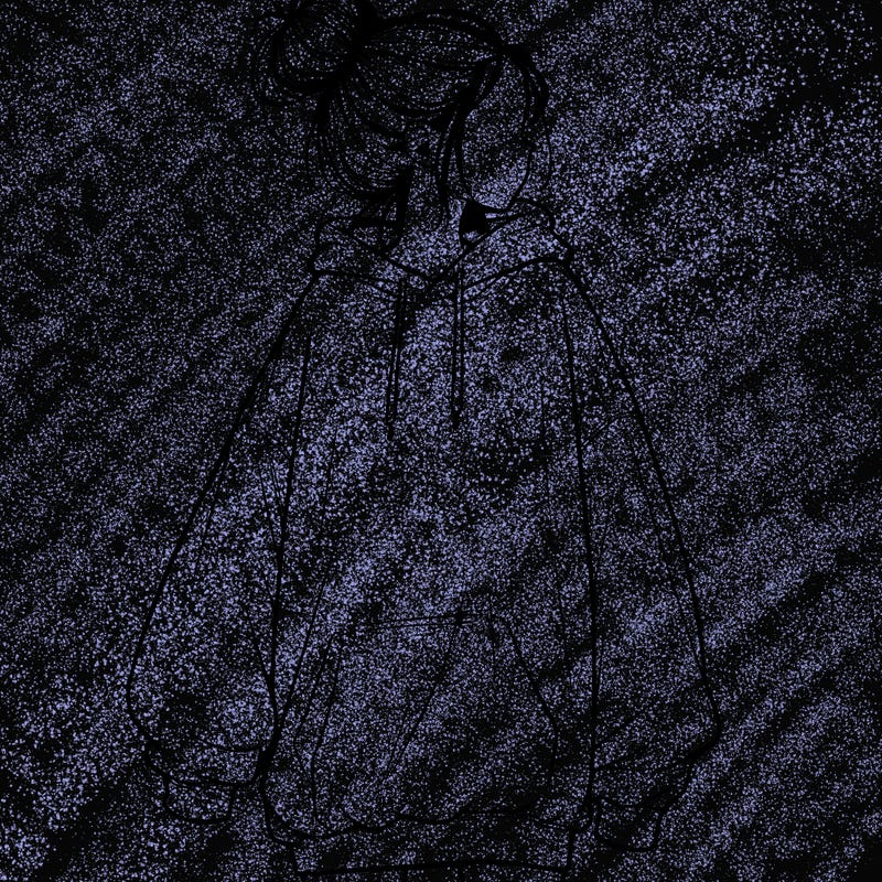 realistic girl with a oversized sweatshirt on and a bun