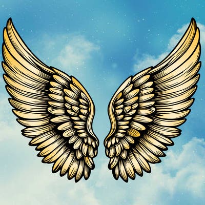 realistic angel wings 4 wings