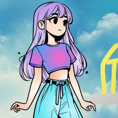 girl in a cute crop top
