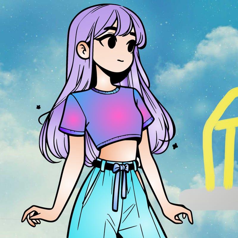 girl in a cute crop top