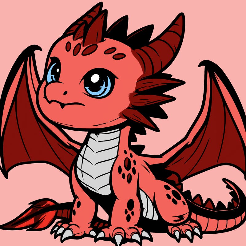 fierce baby night dragon