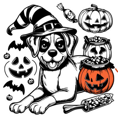 realistic dog halloween stuff