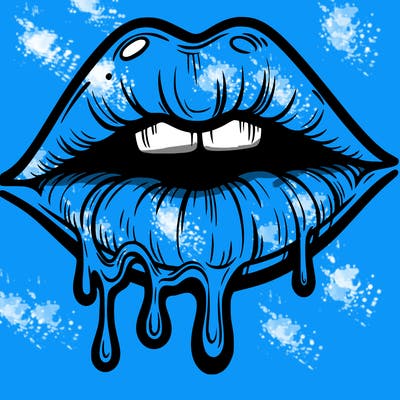 lips that look realistic and drip