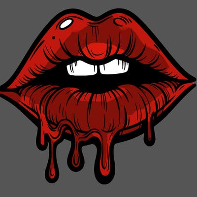lips that look realistic and drip