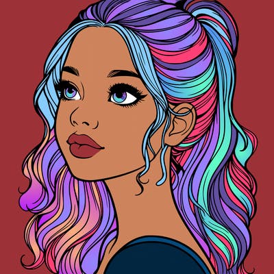 beautiful realistic girl