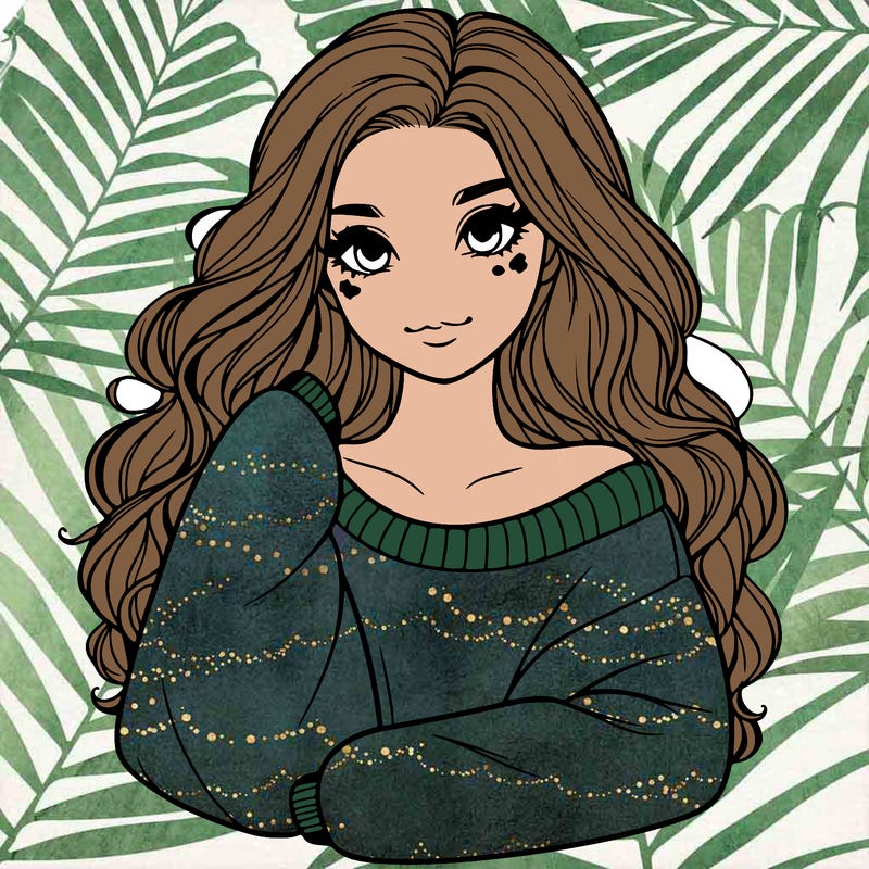 a beautiful girl in a big sweatshirt