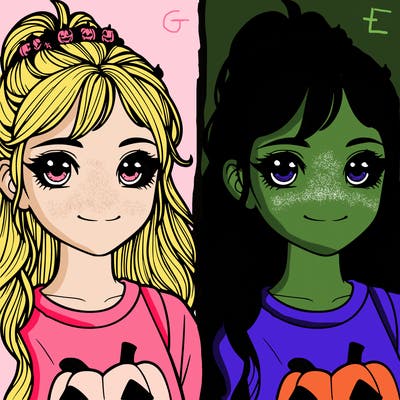 realistic girl hallowin