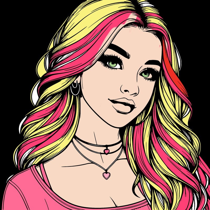 detailed realistic girl