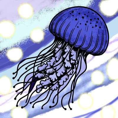 realistic jellyfish