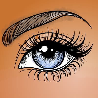 a beautiful eye