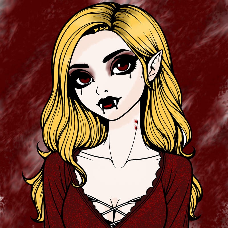 realistic vampire girl