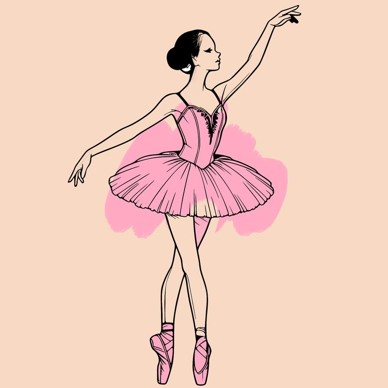 realistic ballerina