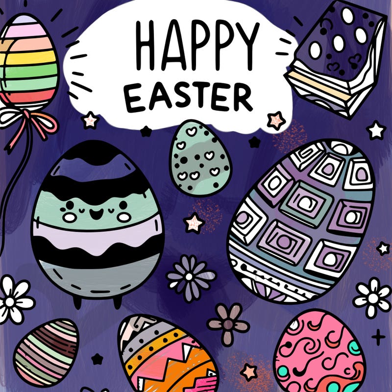 easter egg happy easter sigh chocolate