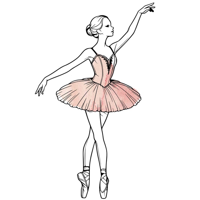 realistic ballerina