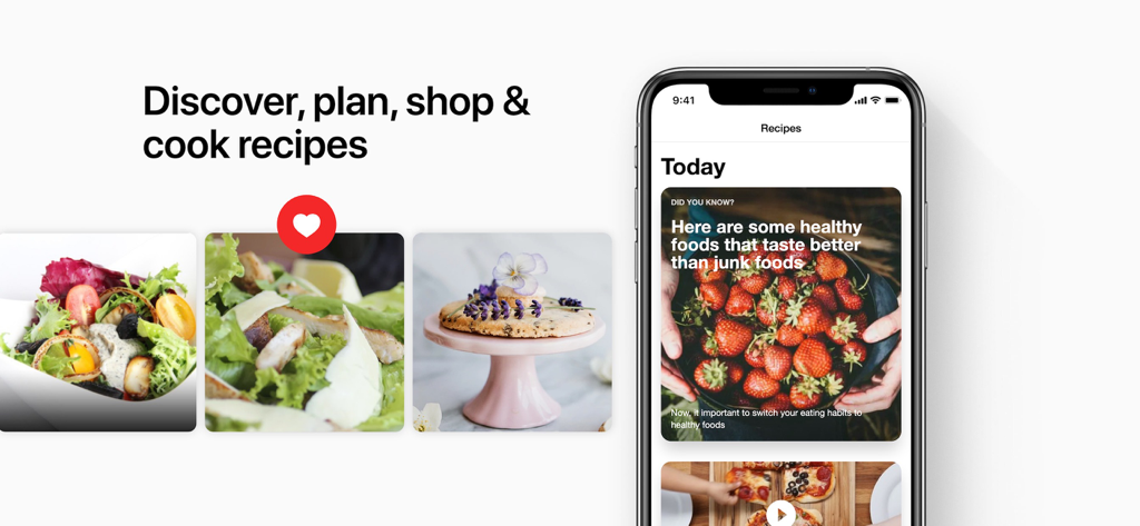 Diabetic Recipes-Meal Planner - iPhone mostrando la interfaz de la aplicación de planificación de comidas Recetas para Diabéticos con sugerencias de alimentos saludables y herramientas de planificación