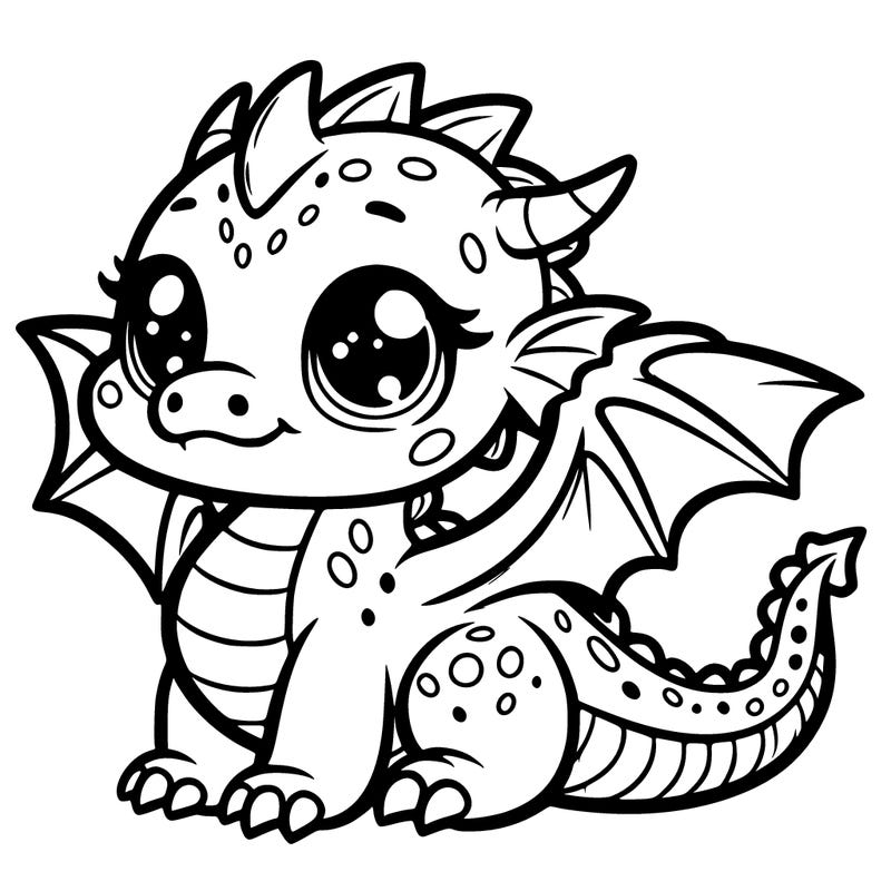 cute baby dragon