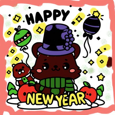 message : happy new year