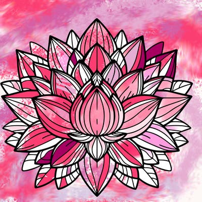 lotus flower mandala
