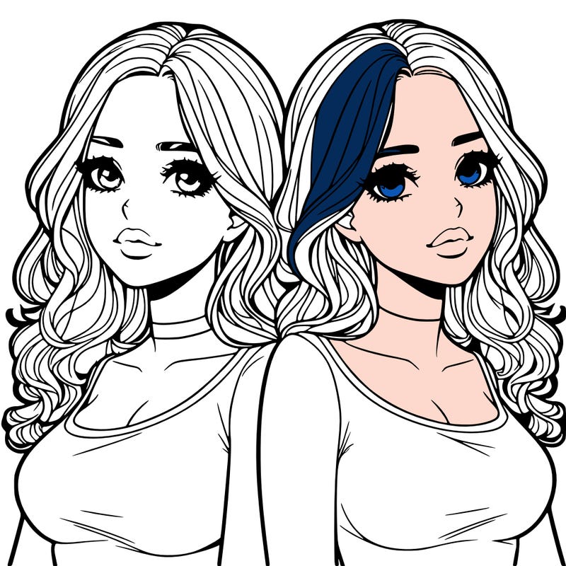 realistic twin sisters