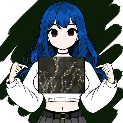 girl holding a blank sign in a long sleeve crop top