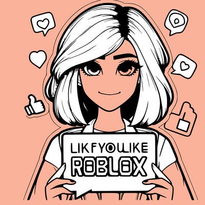 realistic girl saying like if you like roblox