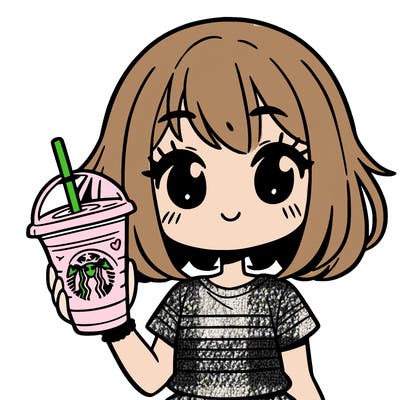 girl drinking starbucks