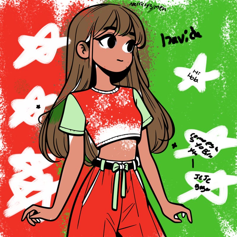 girl in a cute crop top