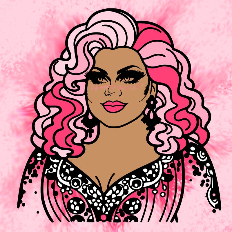 realistic plus size drag queen