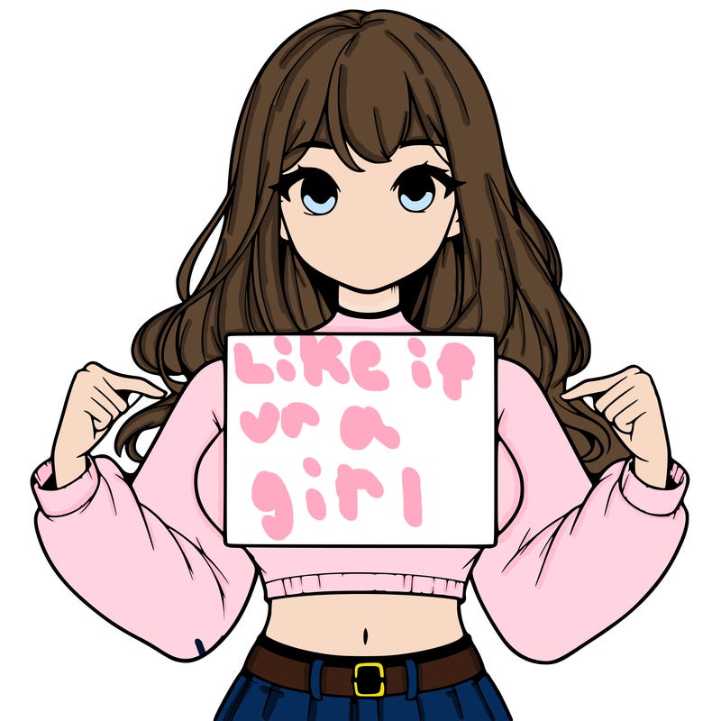 girl holding a blank sign in a long sleeve crop top