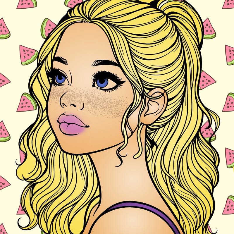 beautiful realistic girl