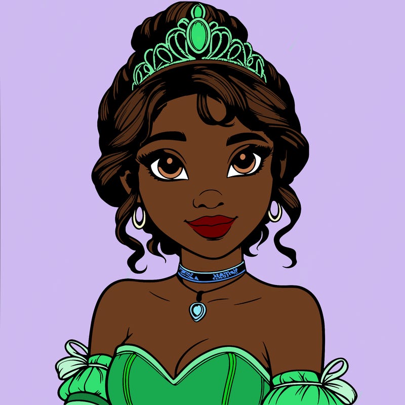 realistic princess tiana