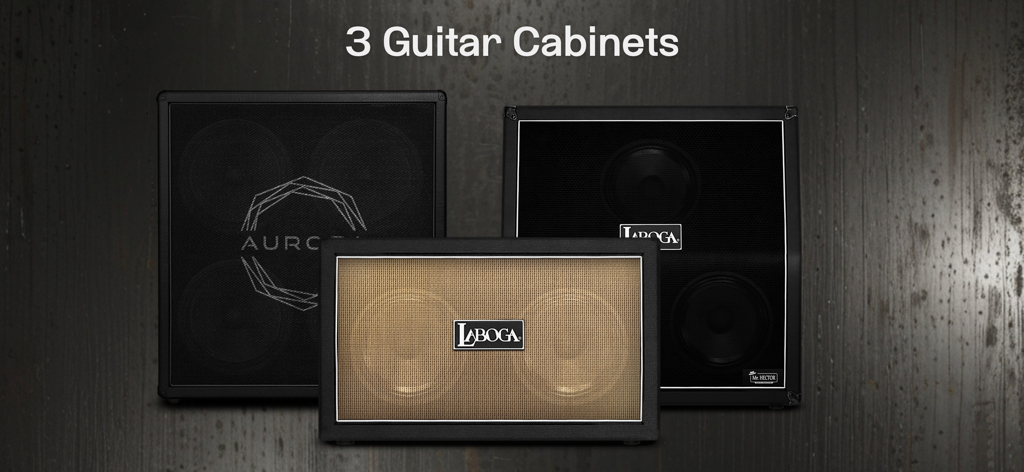 Laboga Mr Hector - Amp Sim - Mr Hectorアンプシミュレーター用のLabogaおよびAuroraモデルを含む3つの仮想ギターキャビネット