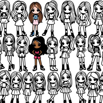 many girls